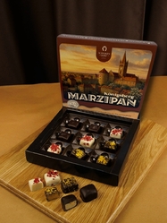 Марципановые конфеты ассорти "Королевский замок", SCHAAKEN DORF,  130 гр