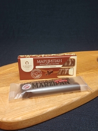 Марципановые палочки в темном шоколаде, 50 гр