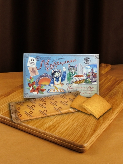 Марципановая плитка запеченная "Муррципан", 90 гр