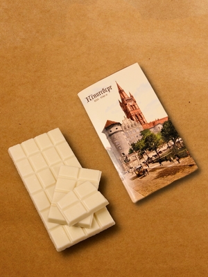 Шоколад белый, открытка "Alten Konigsberg", 100 гр