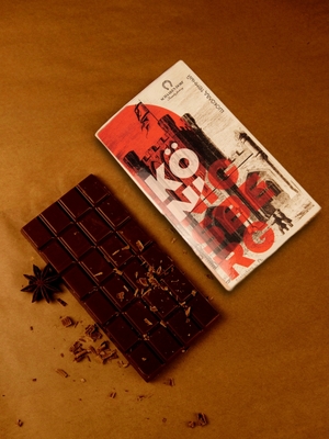 Шоколад темный 55%, открытка "Konigsberg", 100 гр