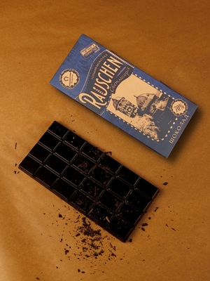 Шоколад горький 70%. Раушен "Водонапорная башня", 100 гр